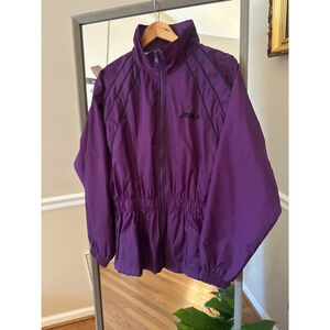 Women's Fila Purple Track‎ Jacket Size M